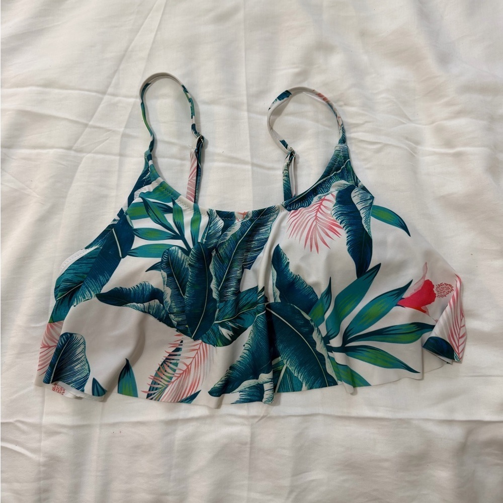 Tropical Print Women's bikini top
